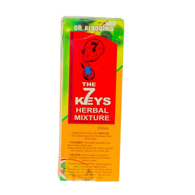 Dr. Aladdin’s the 7 Keys Herbal Liquid Mixture for Adult and Children ...