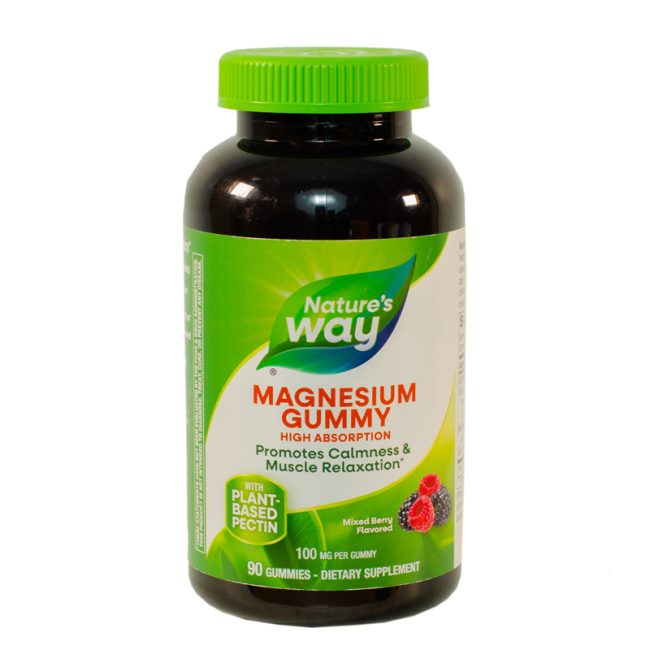 Way Suplement Nature’s Way Magnesium 100mg High Absorption Strawberry Flavoured ...