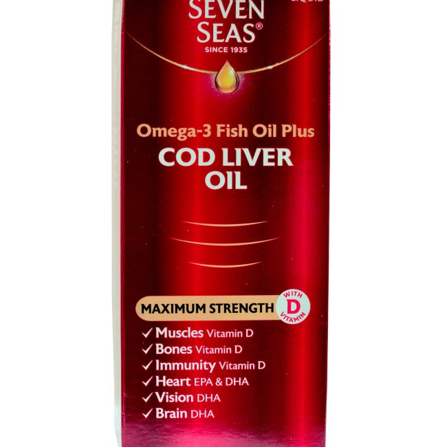 Seven Seas Maximum Strength Original Cod Liver Oil Plus Omega-3 Fish ...