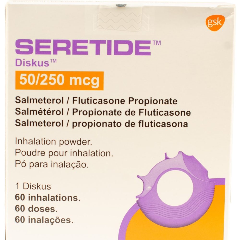 GSK Seretide Diskus 50/250mcg, 60 Inhalation Powder – Mopheth